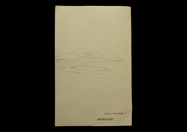 Paysage de montagnes avec lac