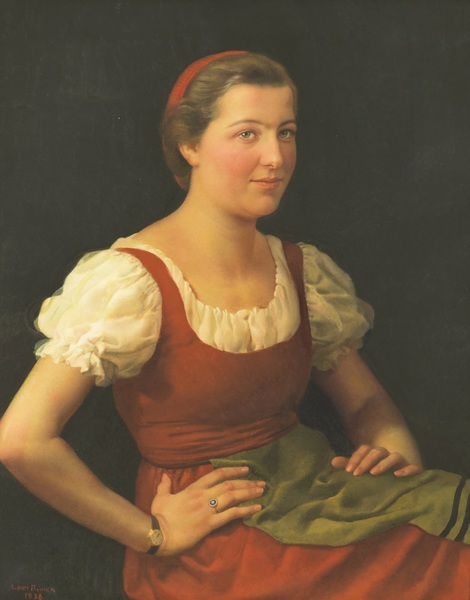 Jeune fille au dirndl 