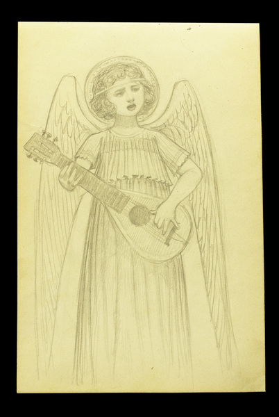 Ange à la mandoline